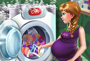 game Anna Pregnant Laundry Day