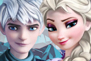 game Sweet kissing Elsa and Jack Frost