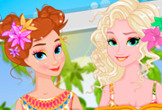 game Anna And Elsa Tropical Vacation