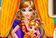 game Anna Frozen Baby Birth