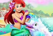 game Ariel Dolphin Wash