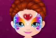 game Baby Barbie Hobbies Face Painting