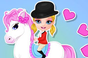 game Baby Barbie Pony Present