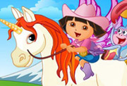 game Baby Dora On The Unicorn King