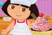 game Baby Dora Perfect Cupcake Swirl