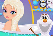 game Baby Elsa Frozen Shower