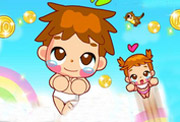 game Baby Girl Cloud Jumping Games