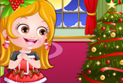 game Baby Hazel Christmas Dressup