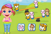 game Baby Seven Animal Seesaw