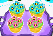 game Bake Colorful Cupcakes