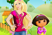 game Barbie and Baby Dora