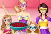 game Barbie Family cooking Berry Pie