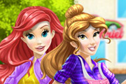 game Belle and Ariel Car Wash