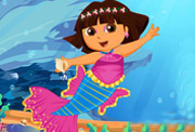 game Cute Dora Mermaid Dressup