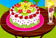 game Delicious Fruit Cake Decorating