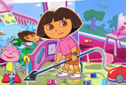 game Dora Groom The Room