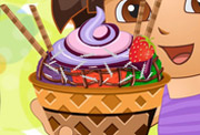 game Dora Ice Cream Decoration