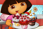 game Dora Tasty Cupcakes