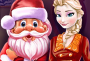 game Elsa and Santa Christmas