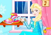 game Elsa Shoes Designer