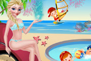 game Elsa Summer Holiday
