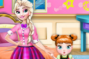 game Frozen Sisters Room Deco