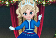 game Little Elsa Christmas Look