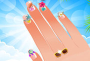 game Nail Studio Beach Design