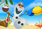 game Olaf Summer Dress Up