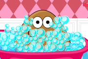 game Pou Girl Bathing Day