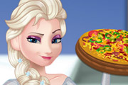 game Pregnant Elsa Cooking Pizza