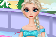 game Pregnant Elsa Ice Skating