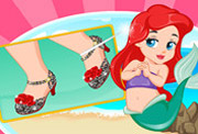 game Princess Ariel Shoes Design