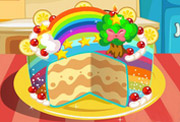 game Rainbow Cake Decorating Games