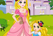 game Rapunzel and Daughter Matching Dress