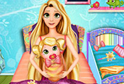 game Rapunzel Baby Birth