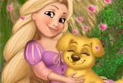 game Rapunzel pet care