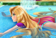 game Rapunzel Swimming Pool