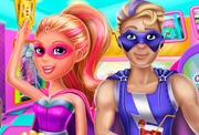 game Super Barbie and Super Ken Valentines Date